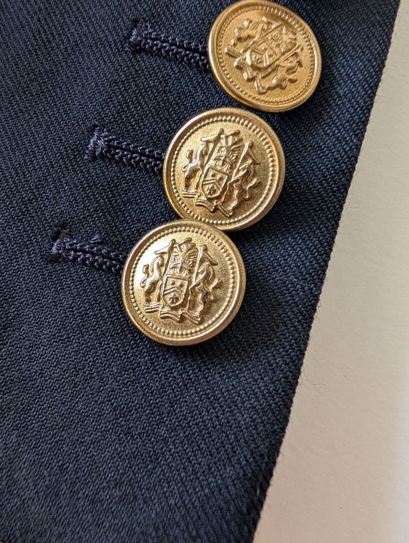 2022美品ユナイテッドアローズ　テーラードジャケット　金ボタン紺ブレ　36