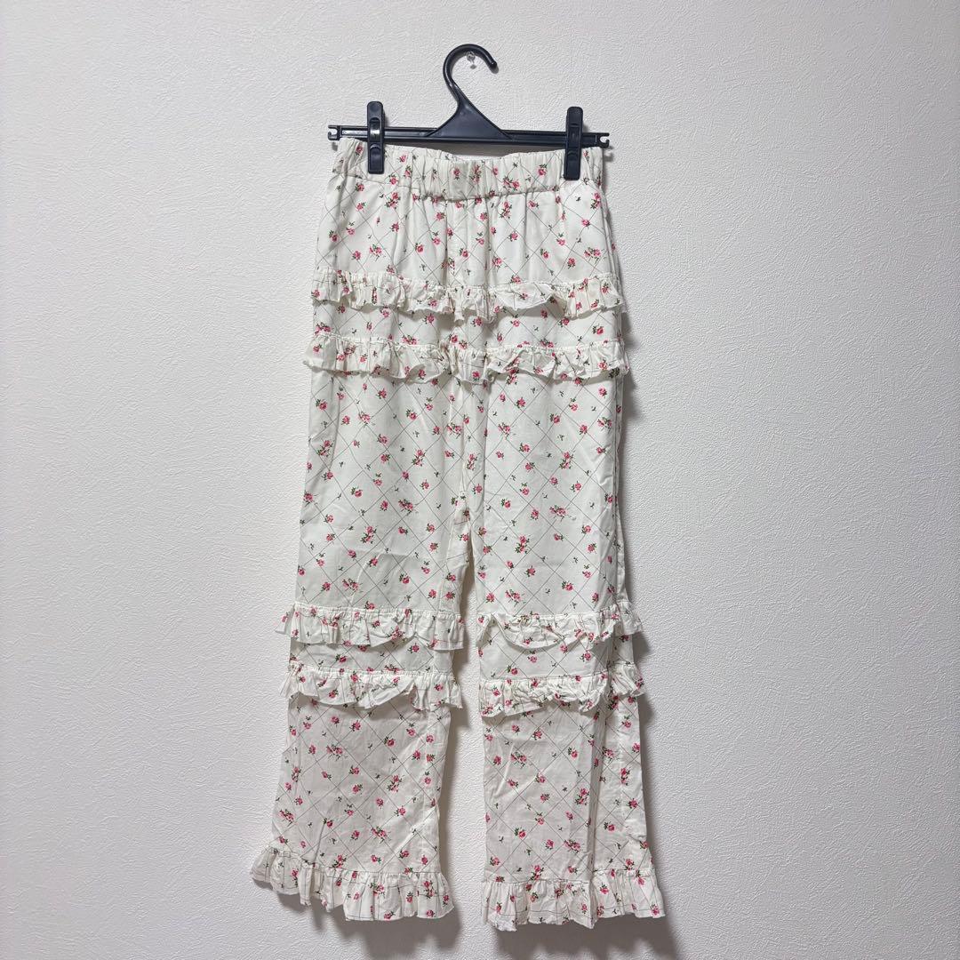 【限定価格・即日発送】 rhodolirion デイジーフリルパンツ