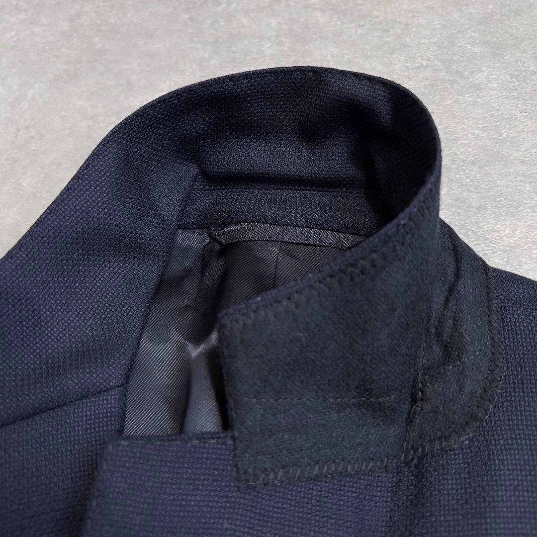 【美品】メーカーズシャツ鎌倉 ウールホップサックテーラードジャケット 48