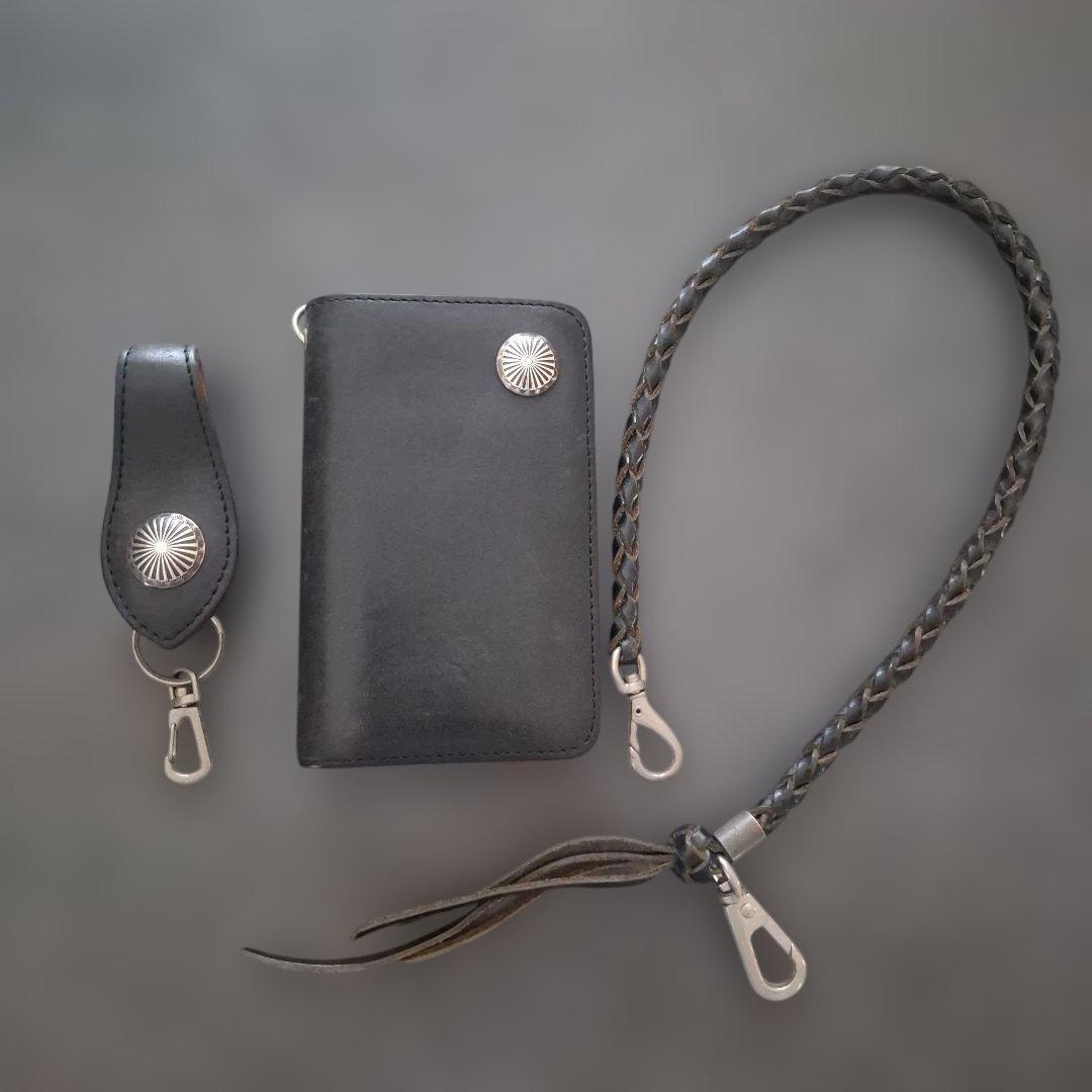 ⭕専用⭕ALZUNI レザー ウォレットとチェーンセット