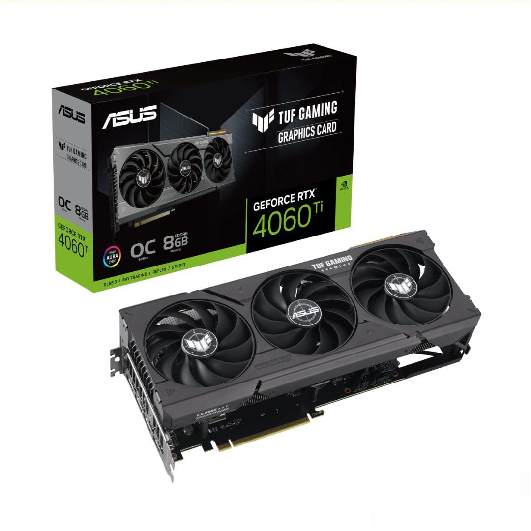 グラフィックボード・グラボ・ビデオカード TUF-RTX4060TI-O8G-GAMING