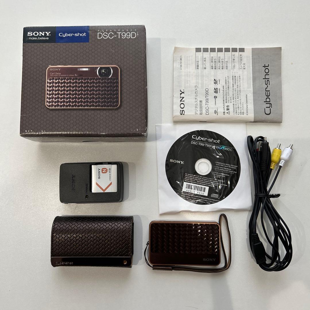 SONY DSC-T99D デジタルカメラ ブラウン