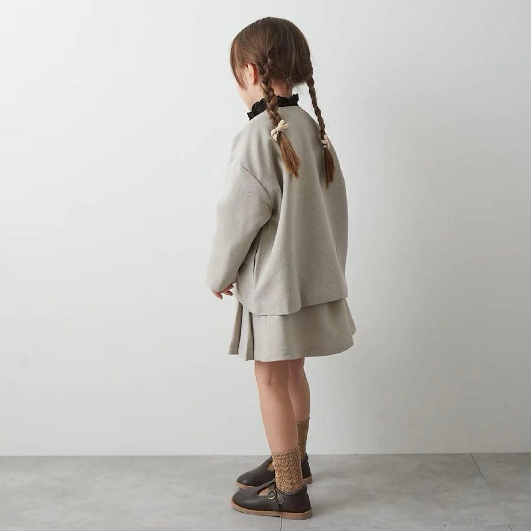 【リジェール】ノーカラージャケットセットアップ 110