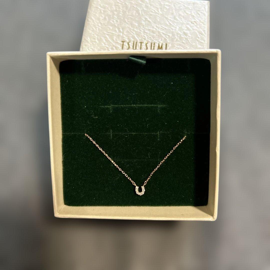 TSUTSUMI ピンクゴールド ネックレス 箱付き