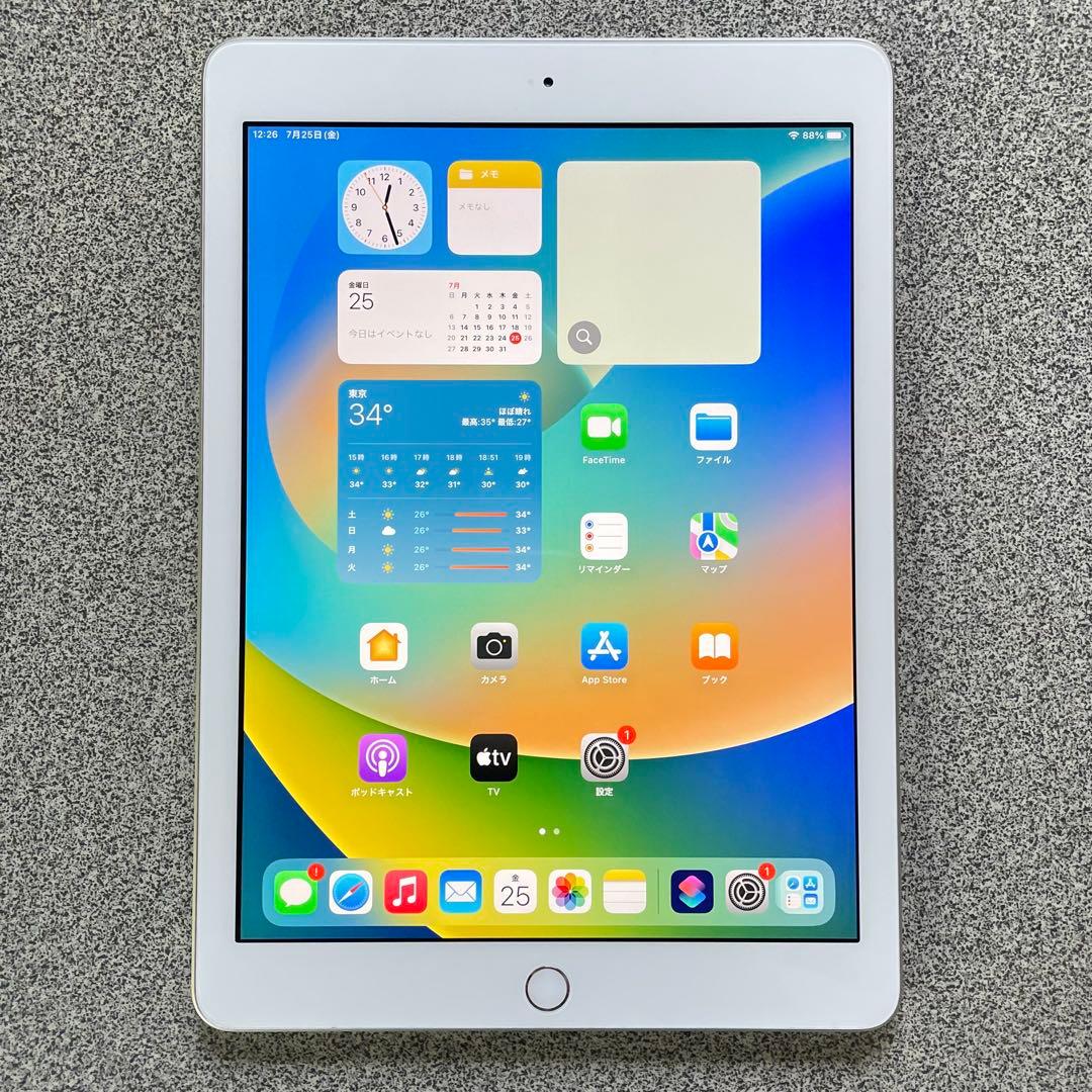 D12 iPad 第5世代 シルバー 32GB Wi-Fi A1822
