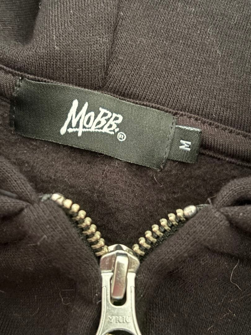 MOBBファー付き ジップパーカー