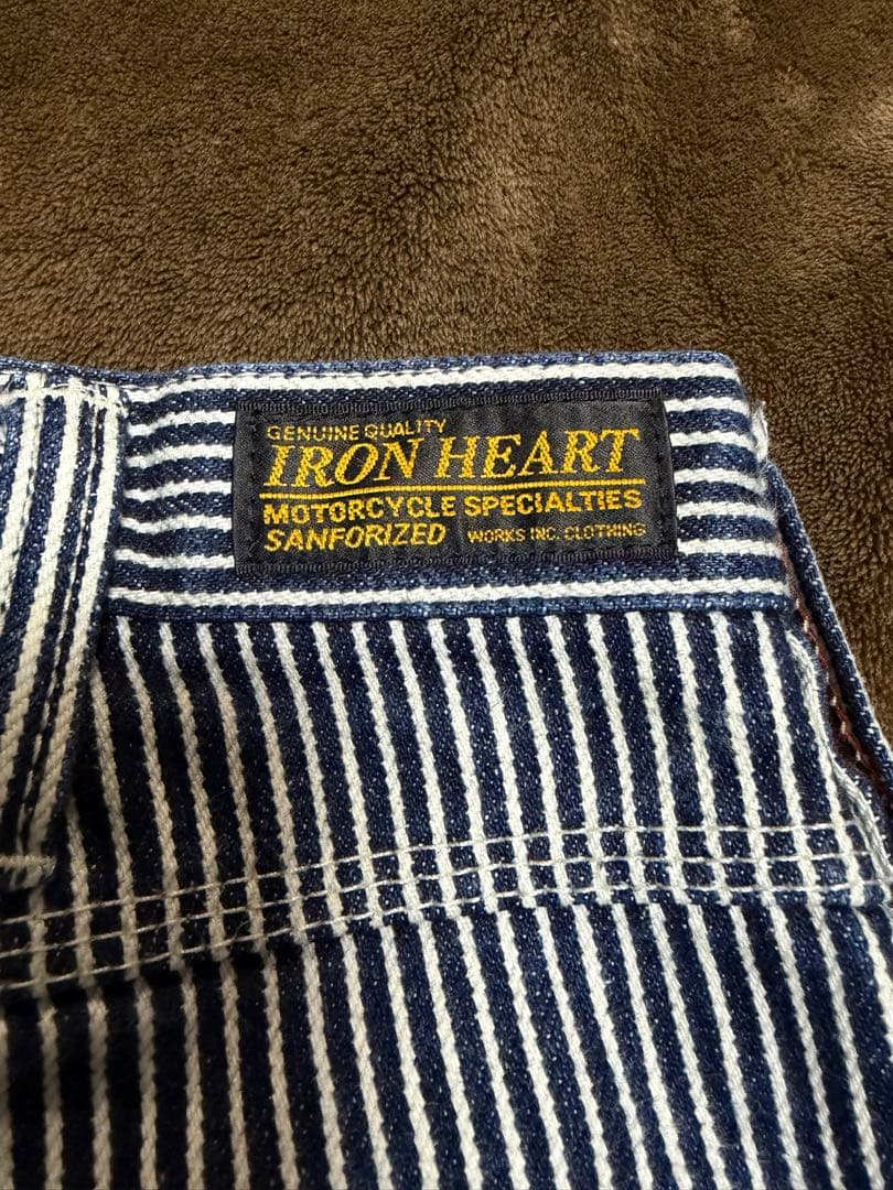 【IRON HEART / アイアンハート】17ozヘビーヒッコリー パンツ