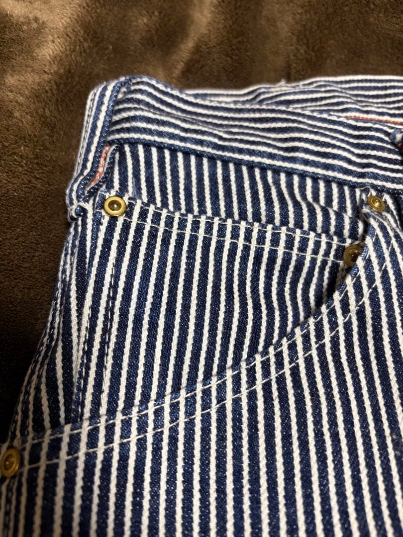 【IRON HEART / アイアンハート】17ozヘビーヒッコリー パンツ