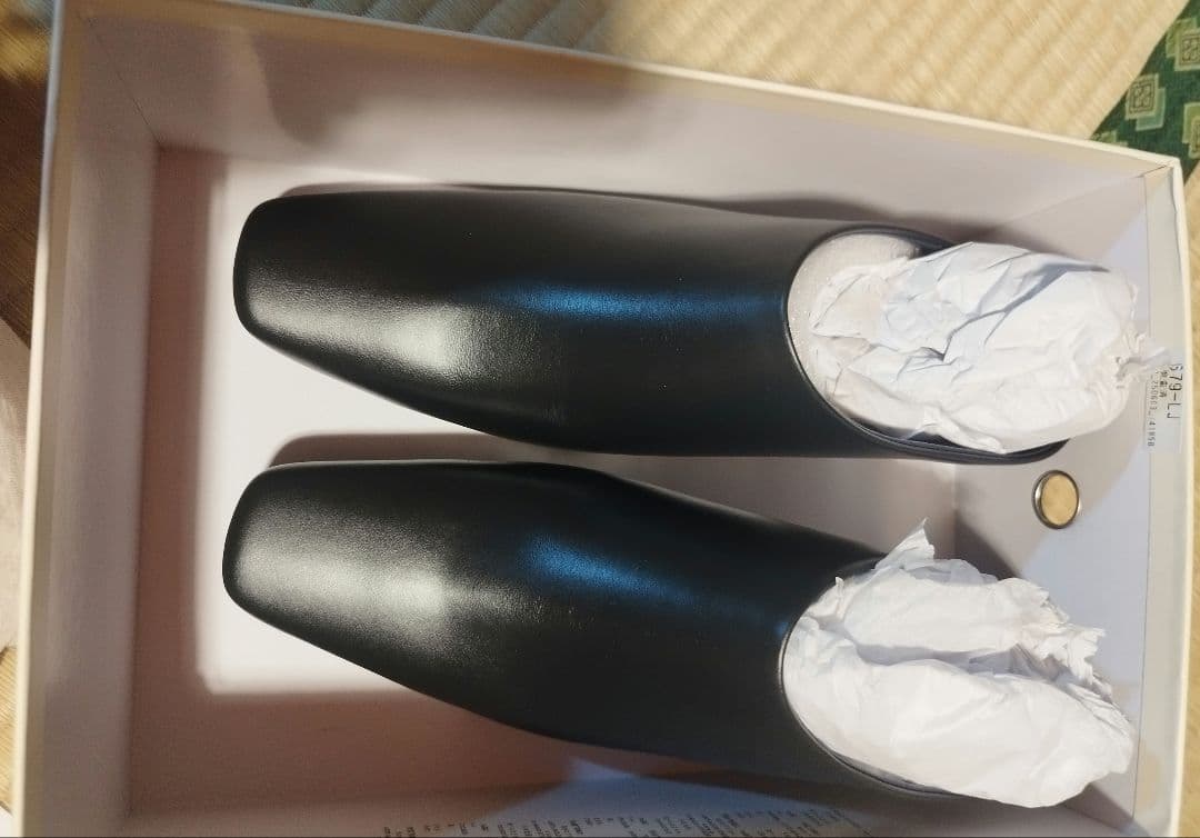 靴 todayful Squaretoe Leather Sabot 38