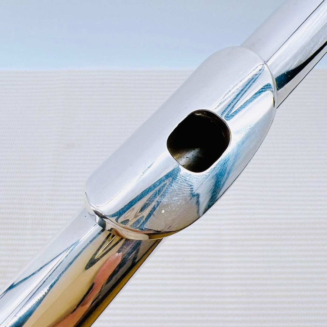 【美品】ヤマハ　YFL-211S フルート　銀　Eメカ　バック　全タンポ交換