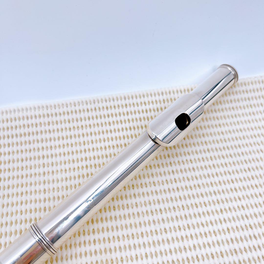 【美品】ヤマハ　YFL-211S フルート　銀　Eメカ　バック　全タンポ交換