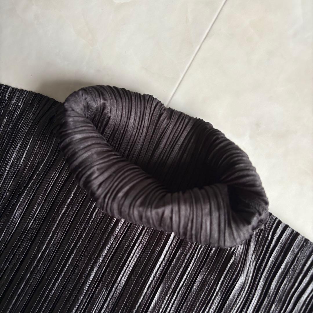 ISSEY MIYAKE プリーツ ハイネック ドルマン L カットソー