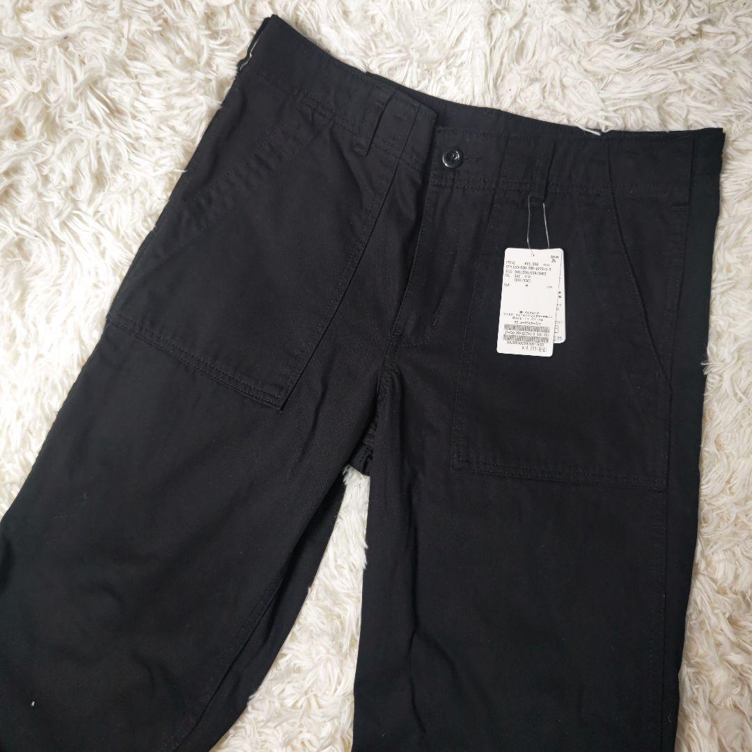 新品 タグ付き Spick and Span ルーズベイカーパンツ 黒 40