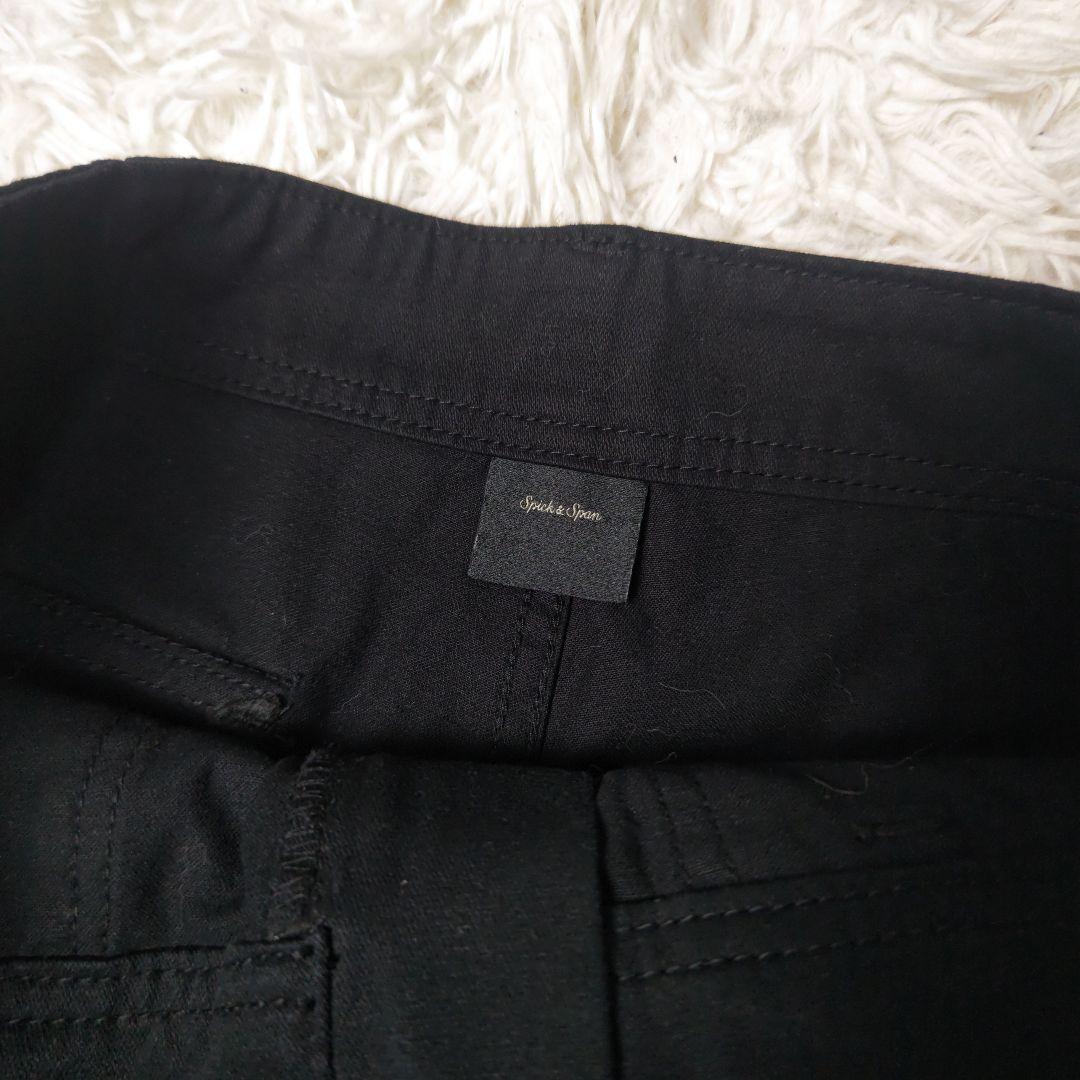 新品 タグ付き Spick and Span ルーズベイカーパンツ 黒 40