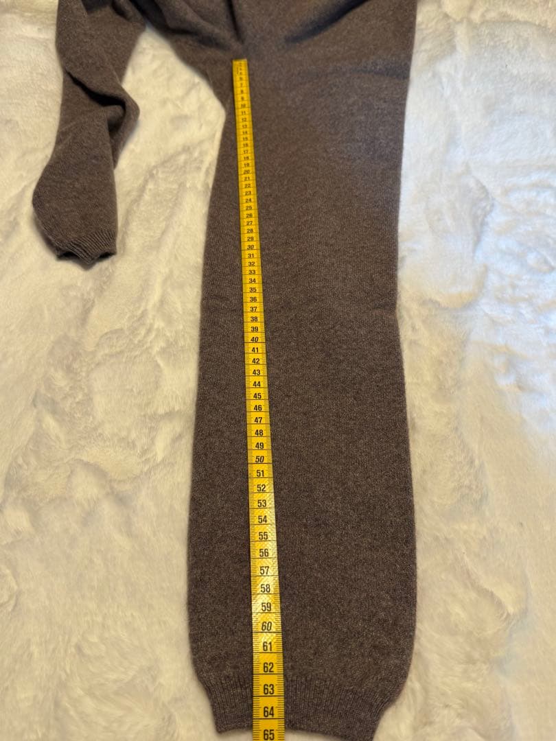 カシミヤ100%レギンスパンツ　Lサイズ