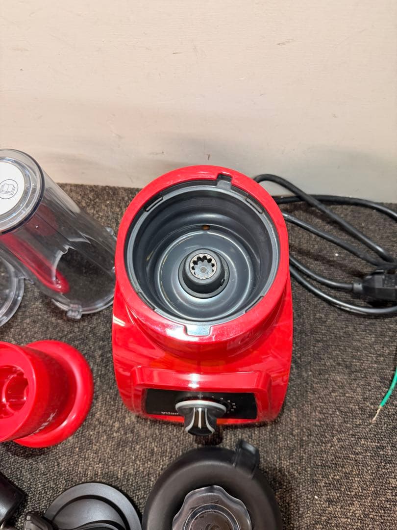 Vitamix ミキサー VM0182 レッド 付属品多数 動作確認済み