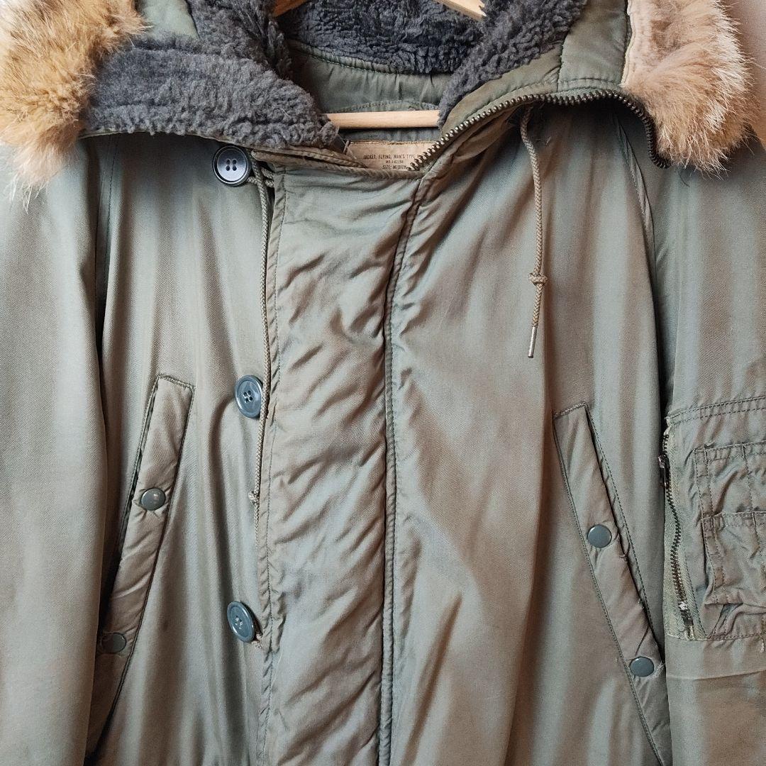 60s 1969年製 ヴィンテージ米軍 N-3B コヨーテファー