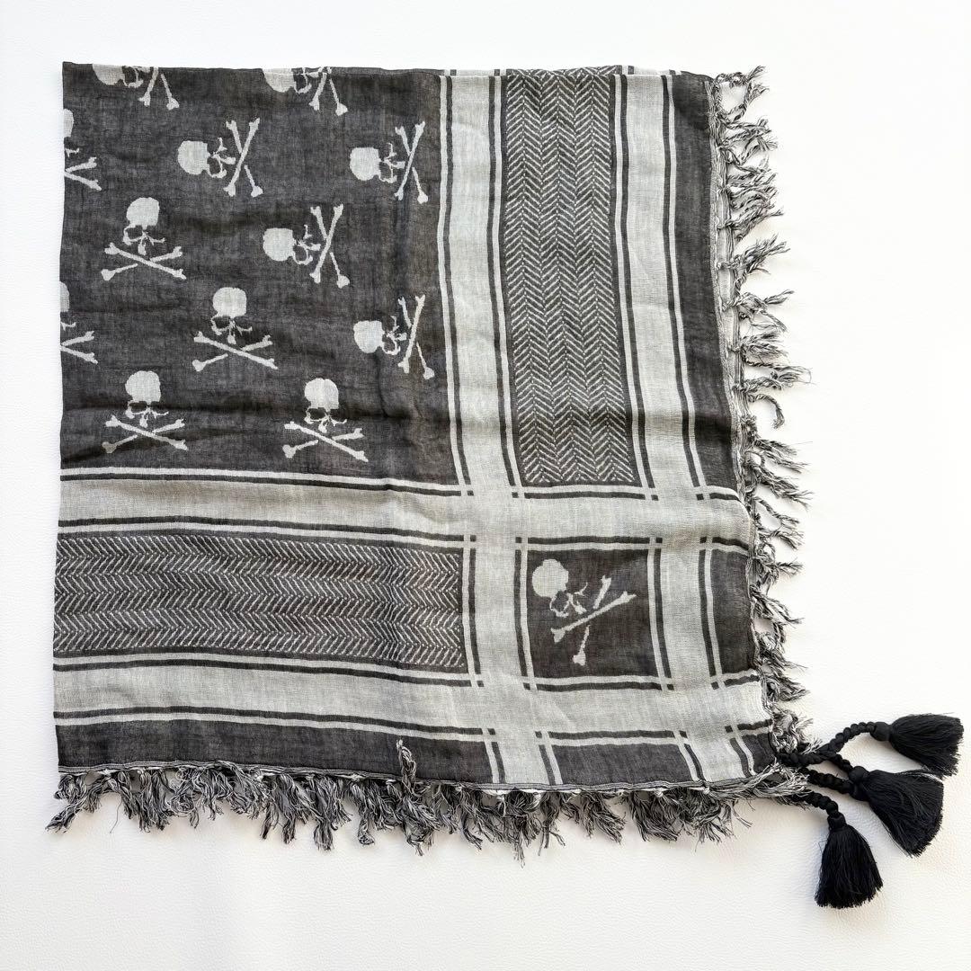 mastermind JAPAN スカーフ ストール スカルデザイン 正方形