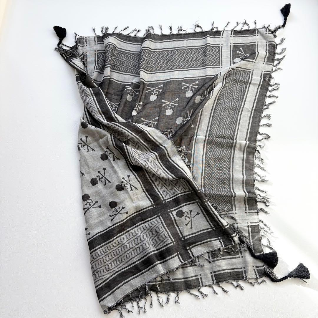 mastermind JAPAN スカーフ ストール スカルデザイン 正方形