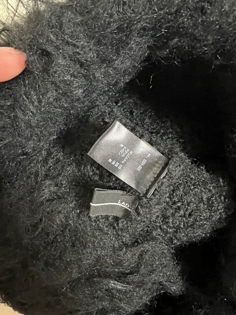 LAD MUSICIAN SHAGGY CAT EAR KNIT CAP 猫耳