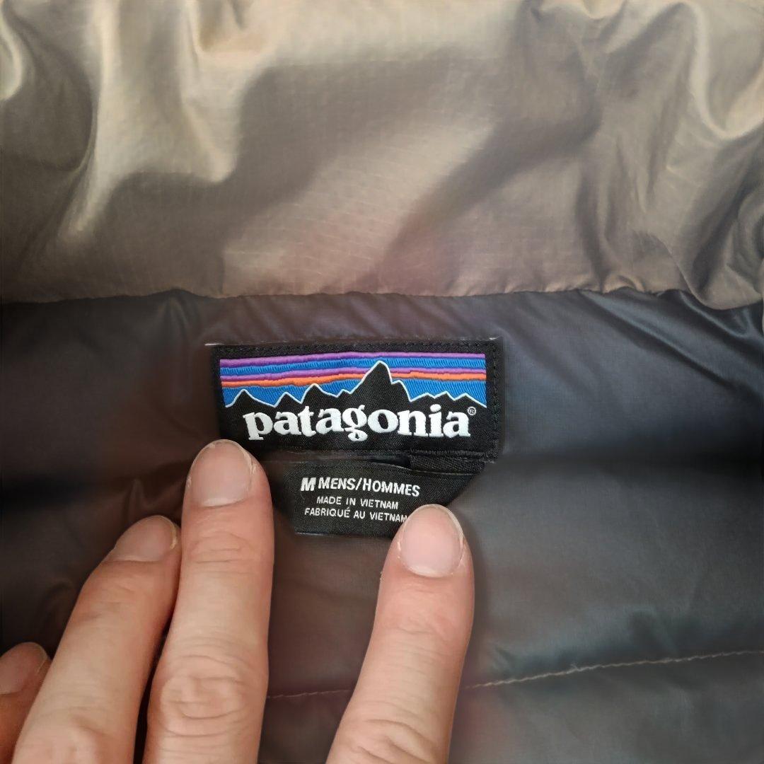 【美品】パタゴニア ダウンセーター ベスト メンズM 茶