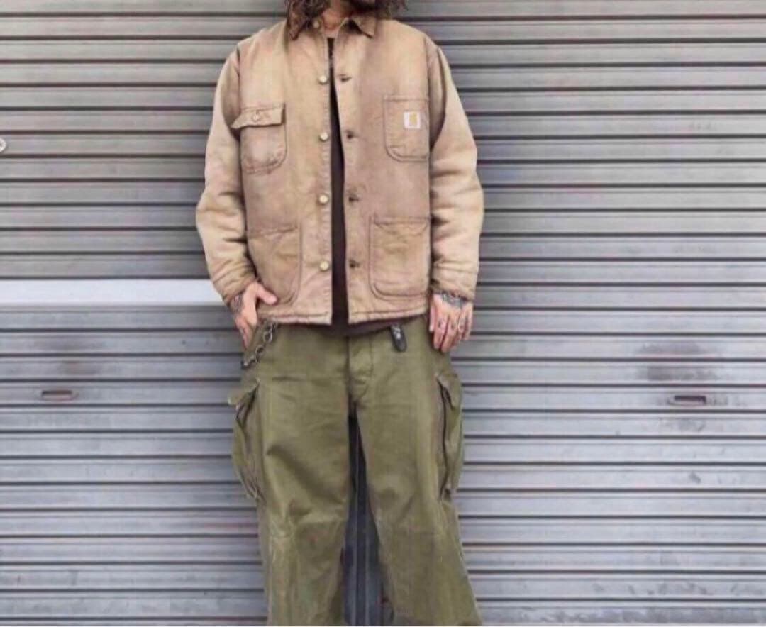 USA製♤カーハート◆carhartt カバーオール　チョアコート♤アメカジ古着