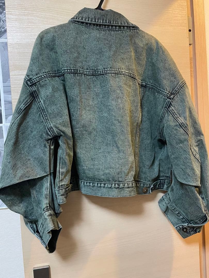 新品ヤマダヤ クロップドデニムジャケット