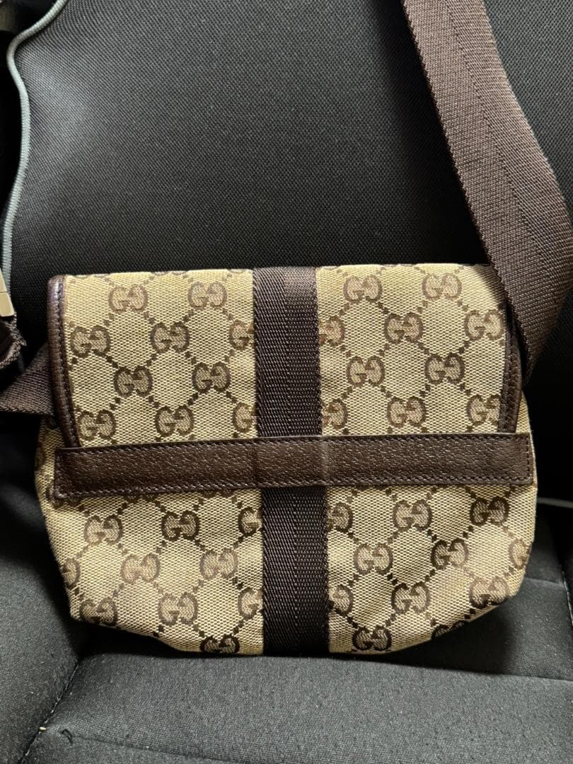 GUCCI グッチ ウエストバッグ ウエストポーチ GGキャンバス