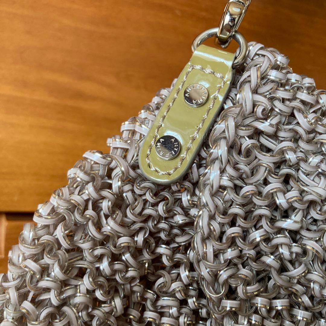 ANTEPRIMA グレーベージュ パーティーワイヤーバッグ