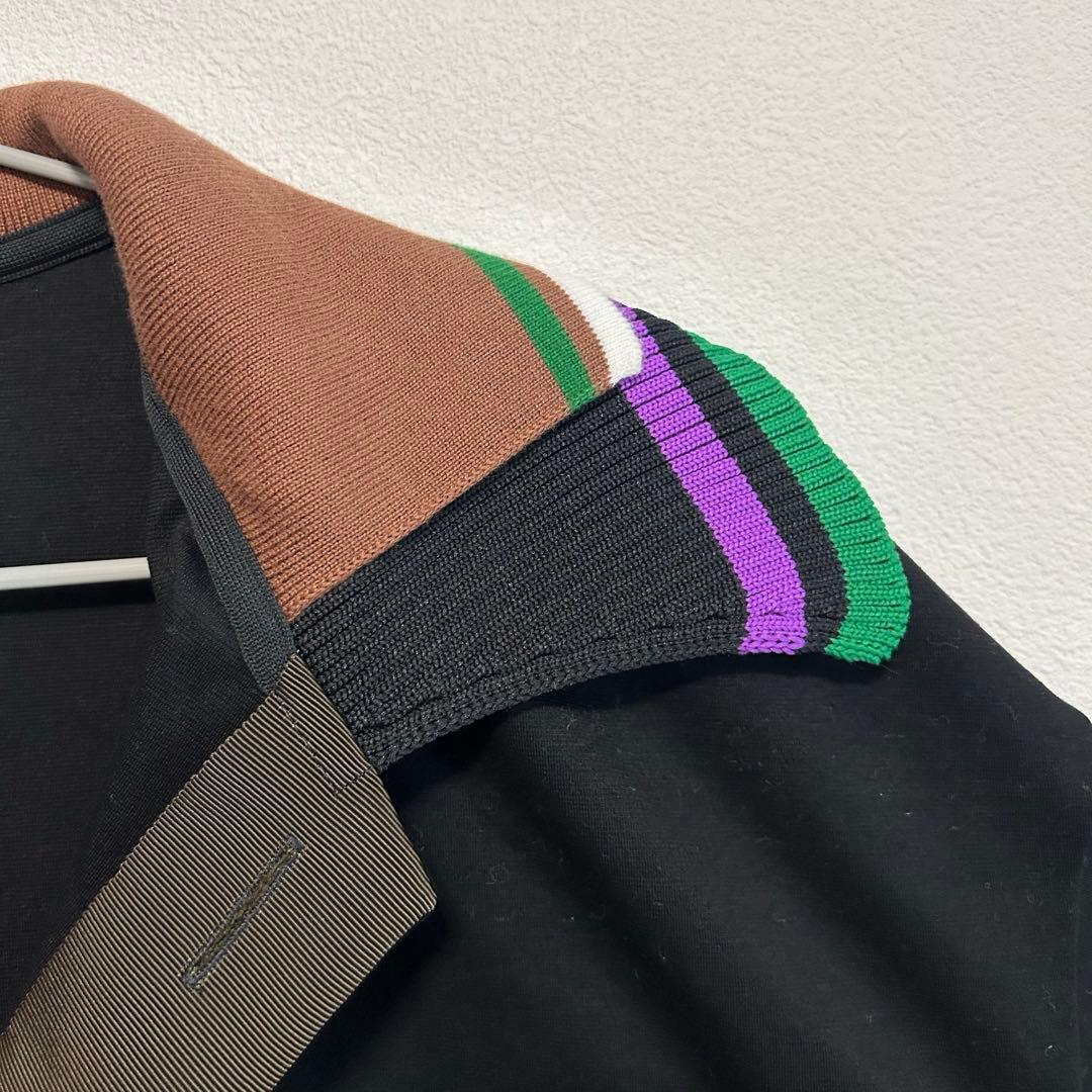 kolor BEACON カラービーコン　ブラックポロシャツ　半袖