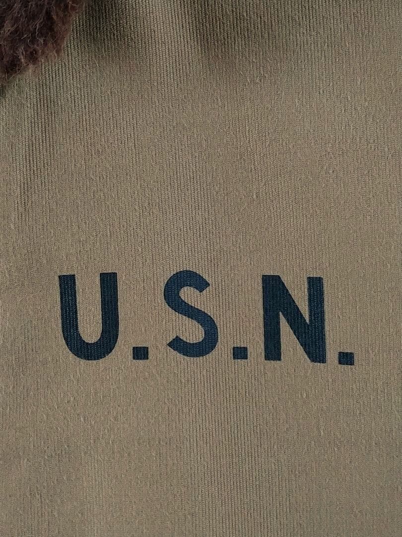 リアルマッコイズ N-1 N1 デッキジャケット カーキ サイズ38