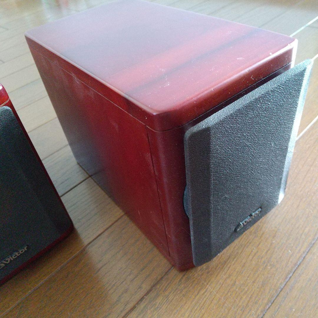 Victor ウッドコーン レッド スピーカー