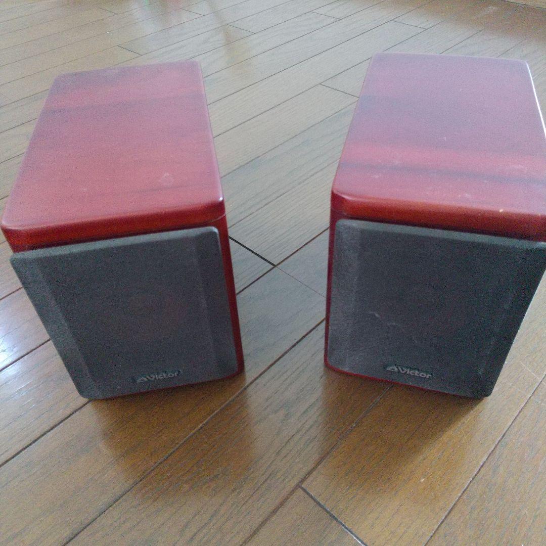 Victor ウッドコーン レッド スピーカー