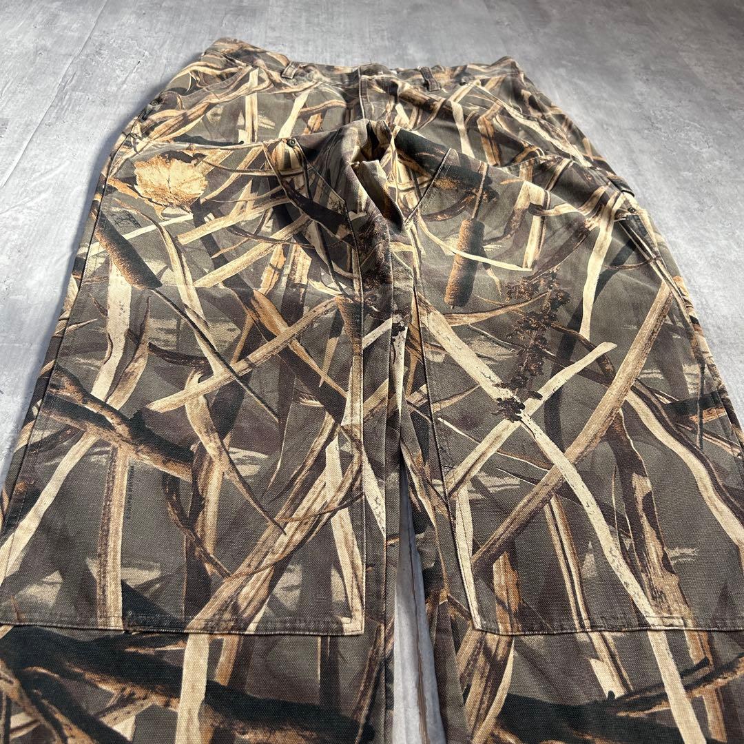 Z255 コロンビア リアルツリー ダブルニー ペインターパンツ 極太 W34