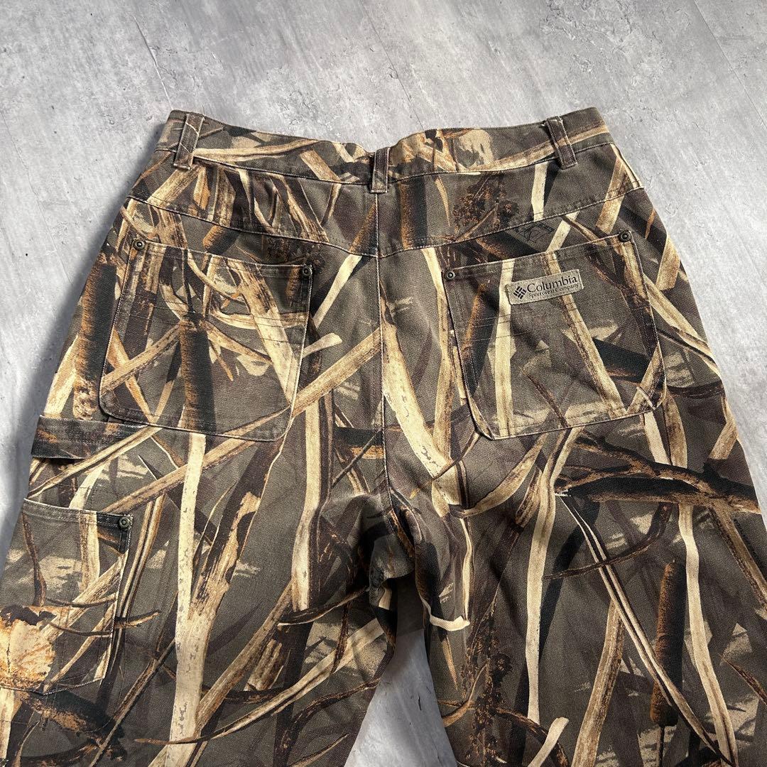 Z255 コロンビア リアルツリー ダブルニー ペインターパンツ 極太 W34