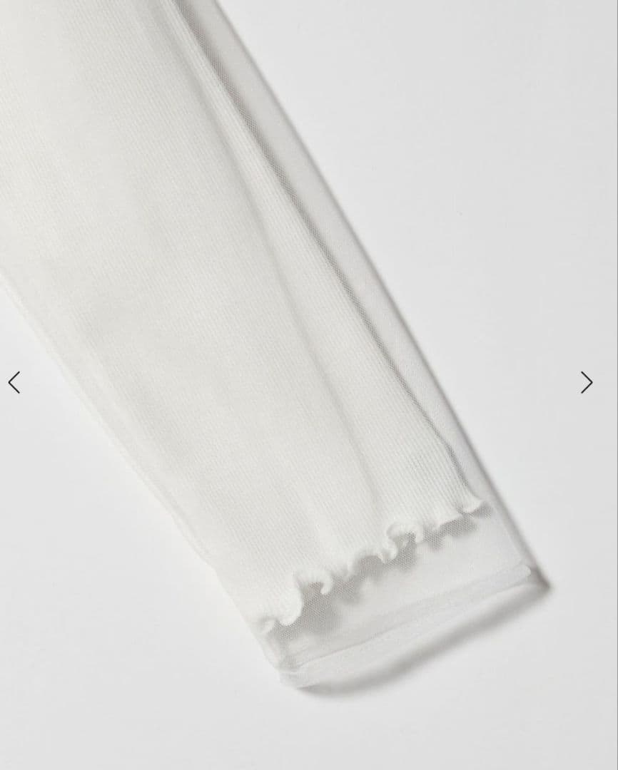 値下げ交渉可能　ミュベール　2025AW シアーレイヤードトップス