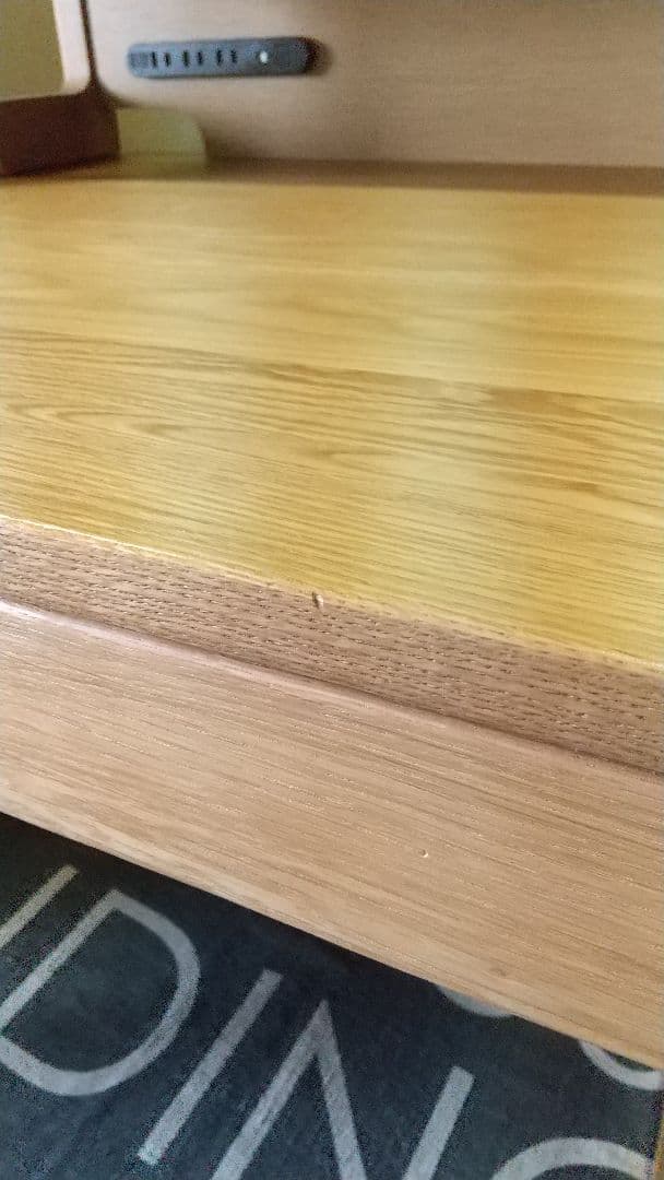 ※値下げ中※学習机◆浜本工業◆デスク◆棚付き◆中古品(2412④)