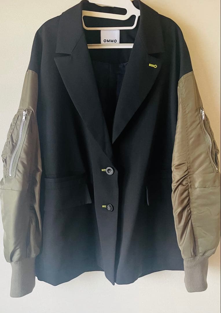 ジャケット・アウター OMMO MA-1 DOCKING WOOL JK