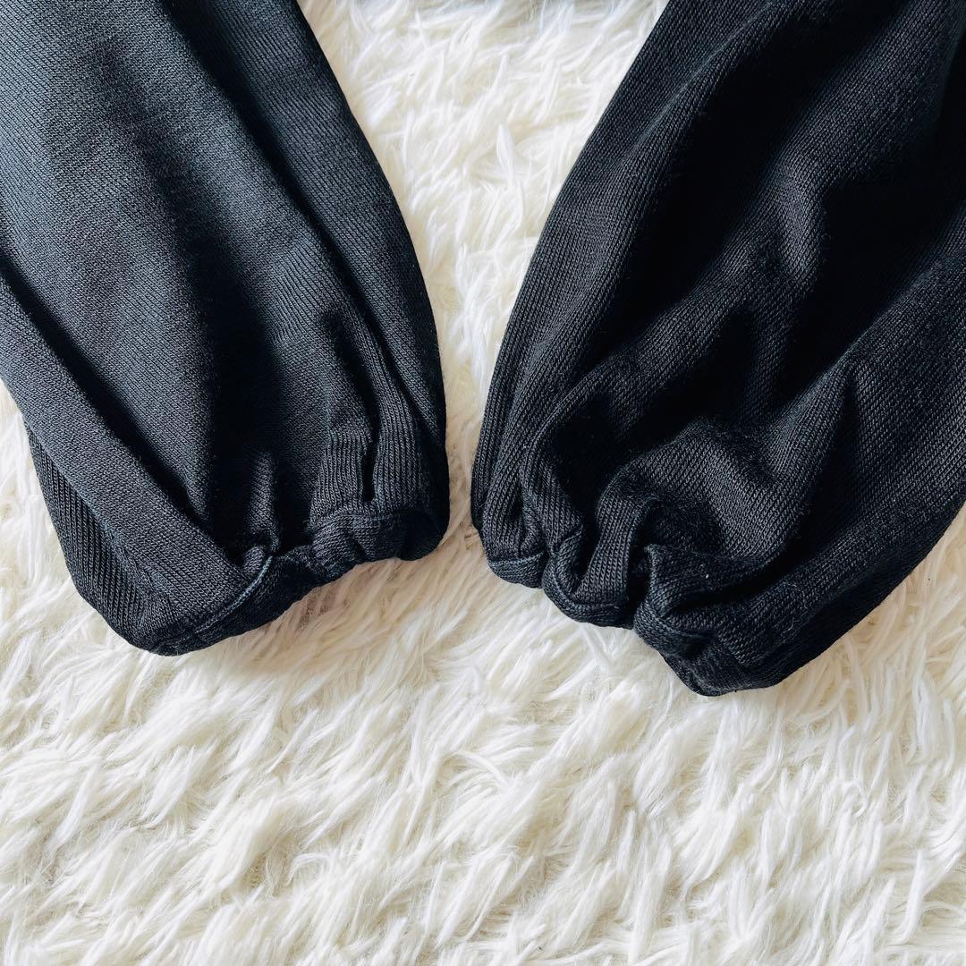 【美品✨】トゥモローランド　シルキーダブルフェイスクルーネックフレアワンピース