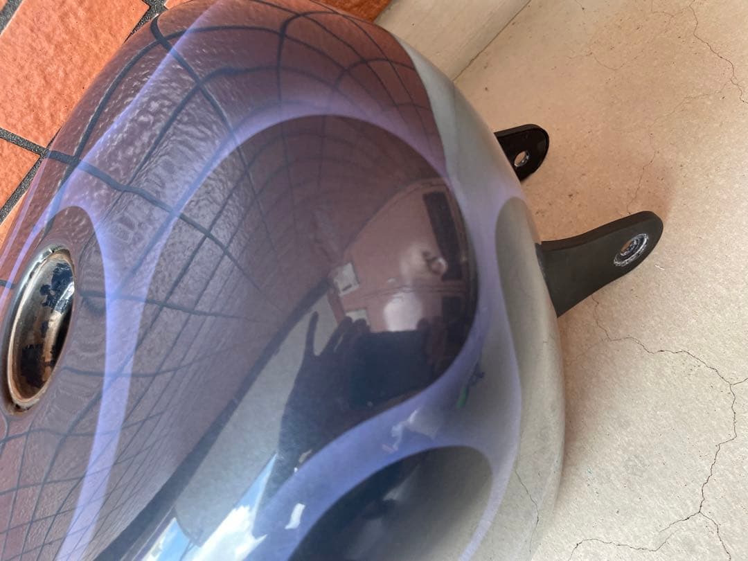 スポーツスター　タンク　フレイムスペイント　塗装済み