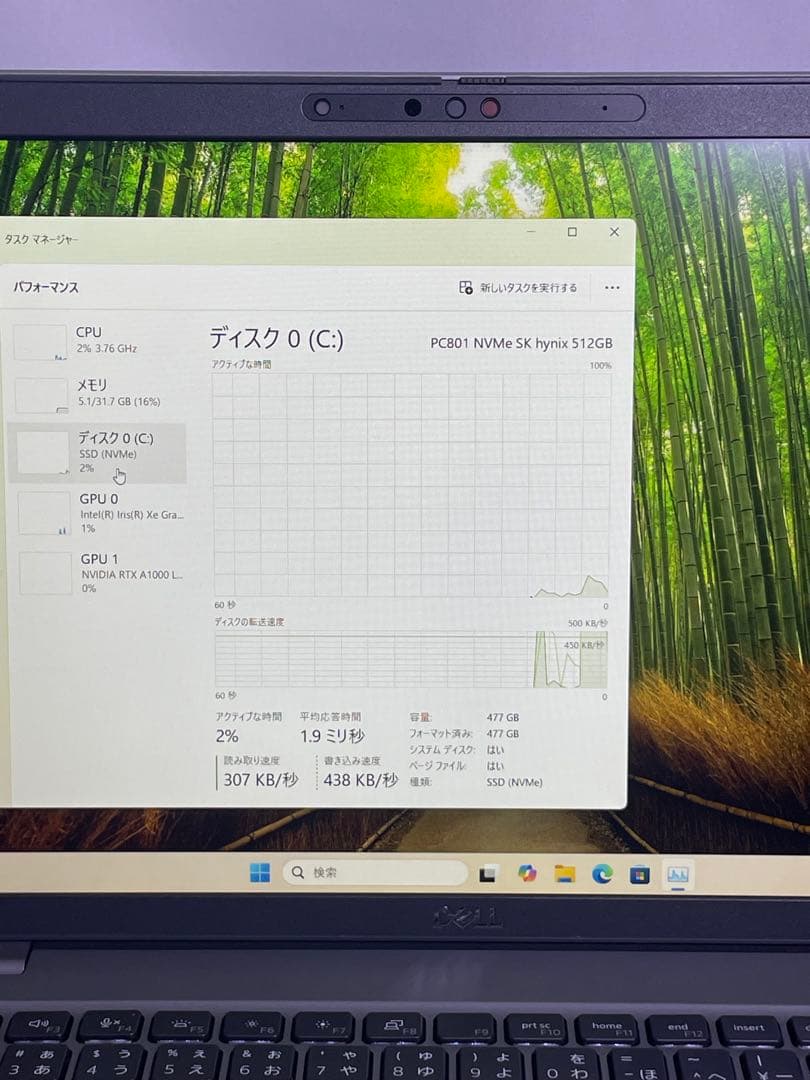 Windowsノート本体 Dell precision 3571 i7-12800H RTX A1000