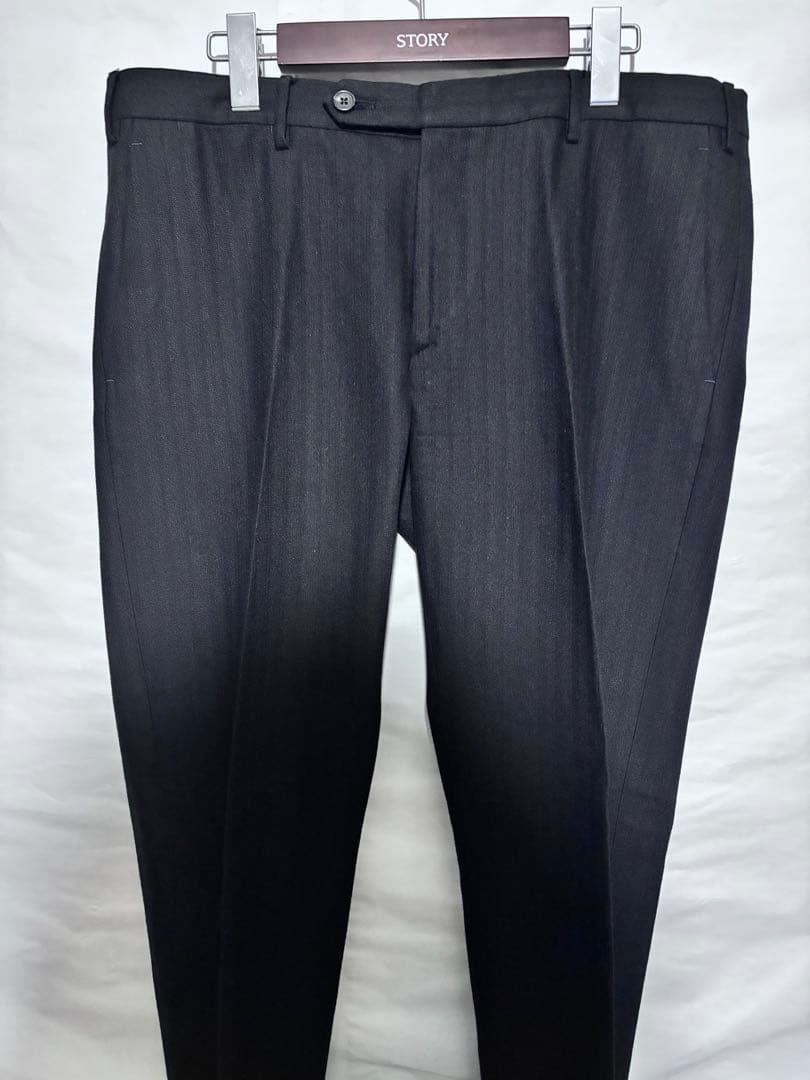 Zanella ストライプ スラックス サイズ50 ザネッラ　フランネル