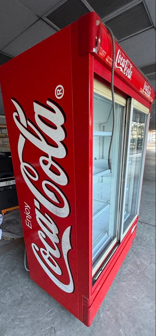 Coca-Cola 冷蔵庫 2ドア ガラス扉　動作確認済
