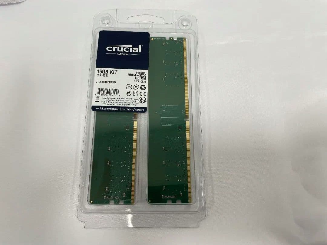 crucial クルーシャル CT2K8G4DFRA32A 8GB 2枚組