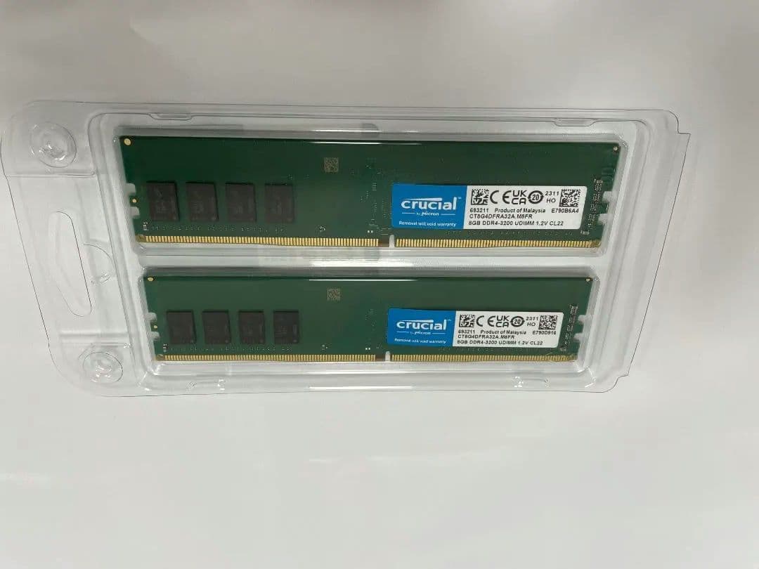 crucial クルーシャル CT2K8G4DFRA32A 8GB 2枚組