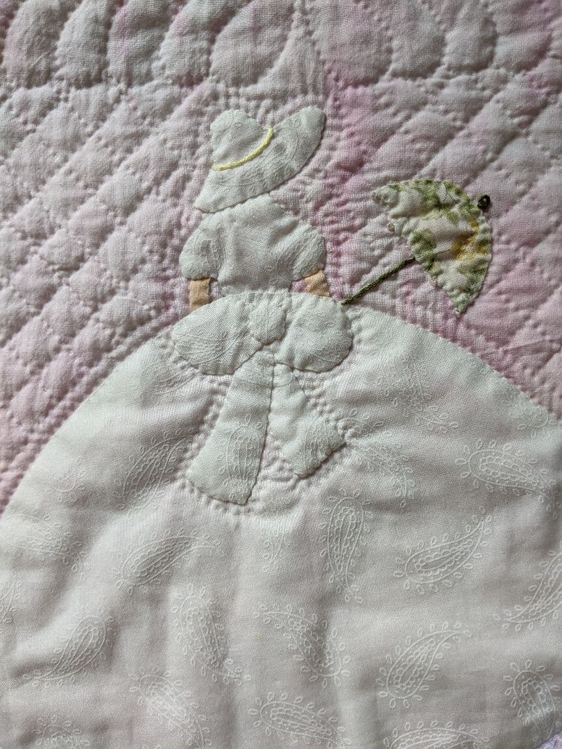 スーちゃん　パッチワークキルト　タペストリー