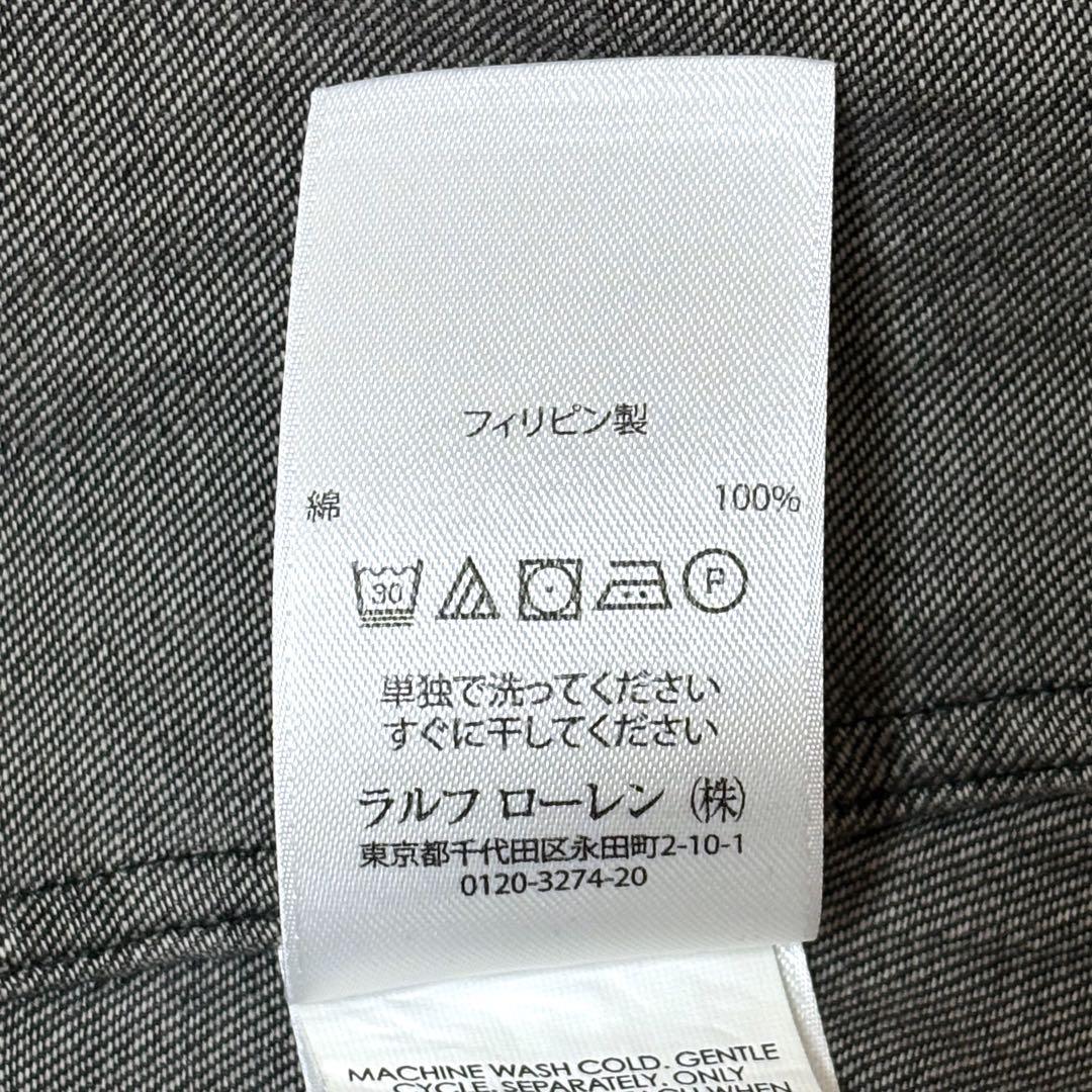 ‼️大人気‼️ ラルフローレン デニムシャツ ブラック　NO3663