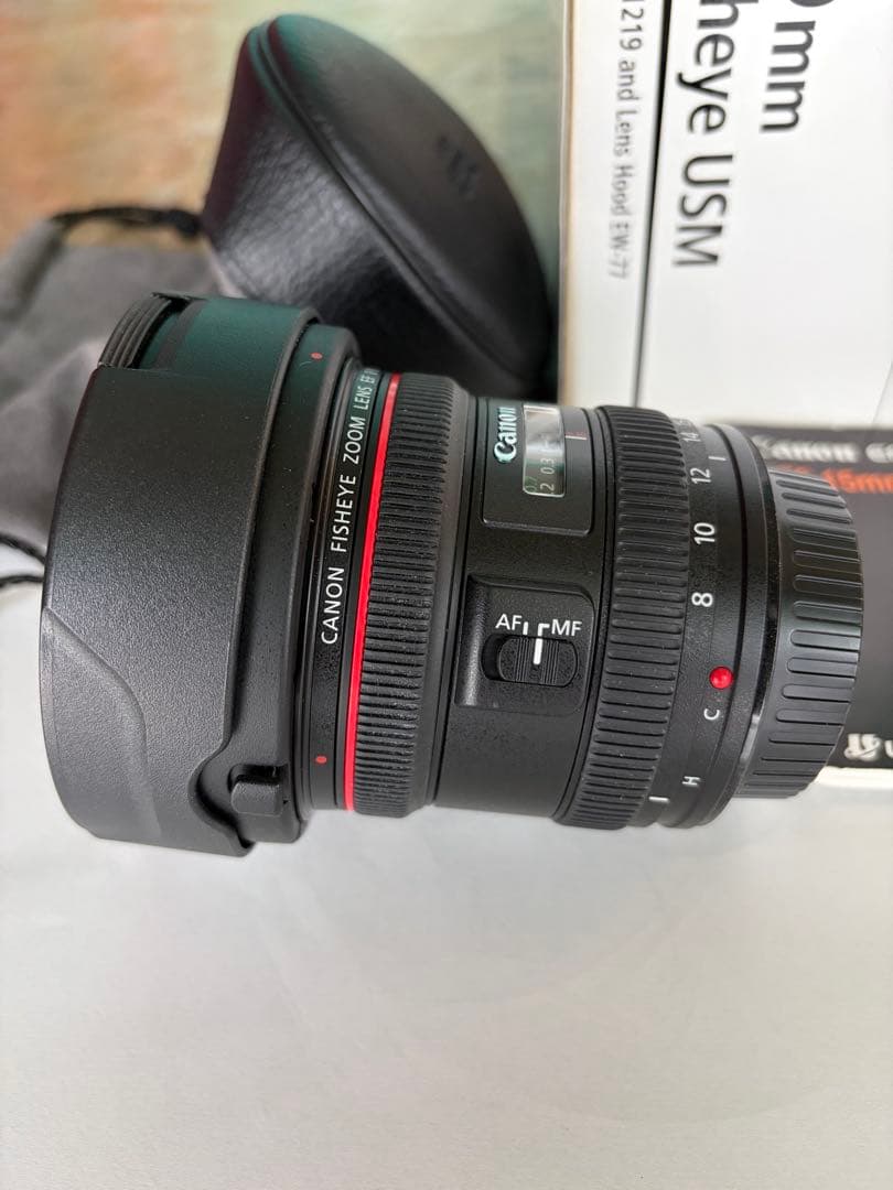 【美品】CANON/キャノン EF8-15mm F4L フィッシュアイ USM