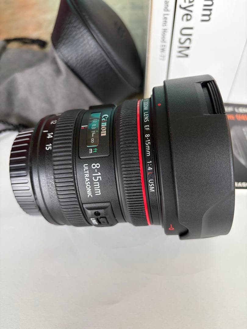 【美品】CANON/キャノン EF8-15mm F4L フィッシュアイ USM