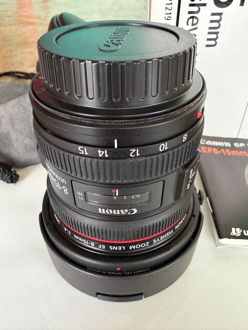 【美品】CANON/キャノン EF8-15mm F4L フィッシュアイ USM